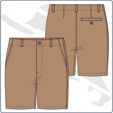 PANT NIÑA CORTO ART. 4195 CAMEL C78684 SLIM FIT